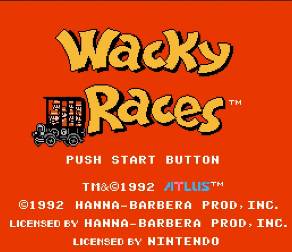 Wacky Races - геймплей игры Dendy\NES